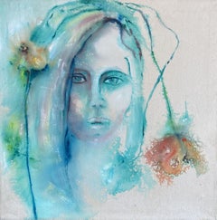 Girl, Painting, Acrylic on Canvas