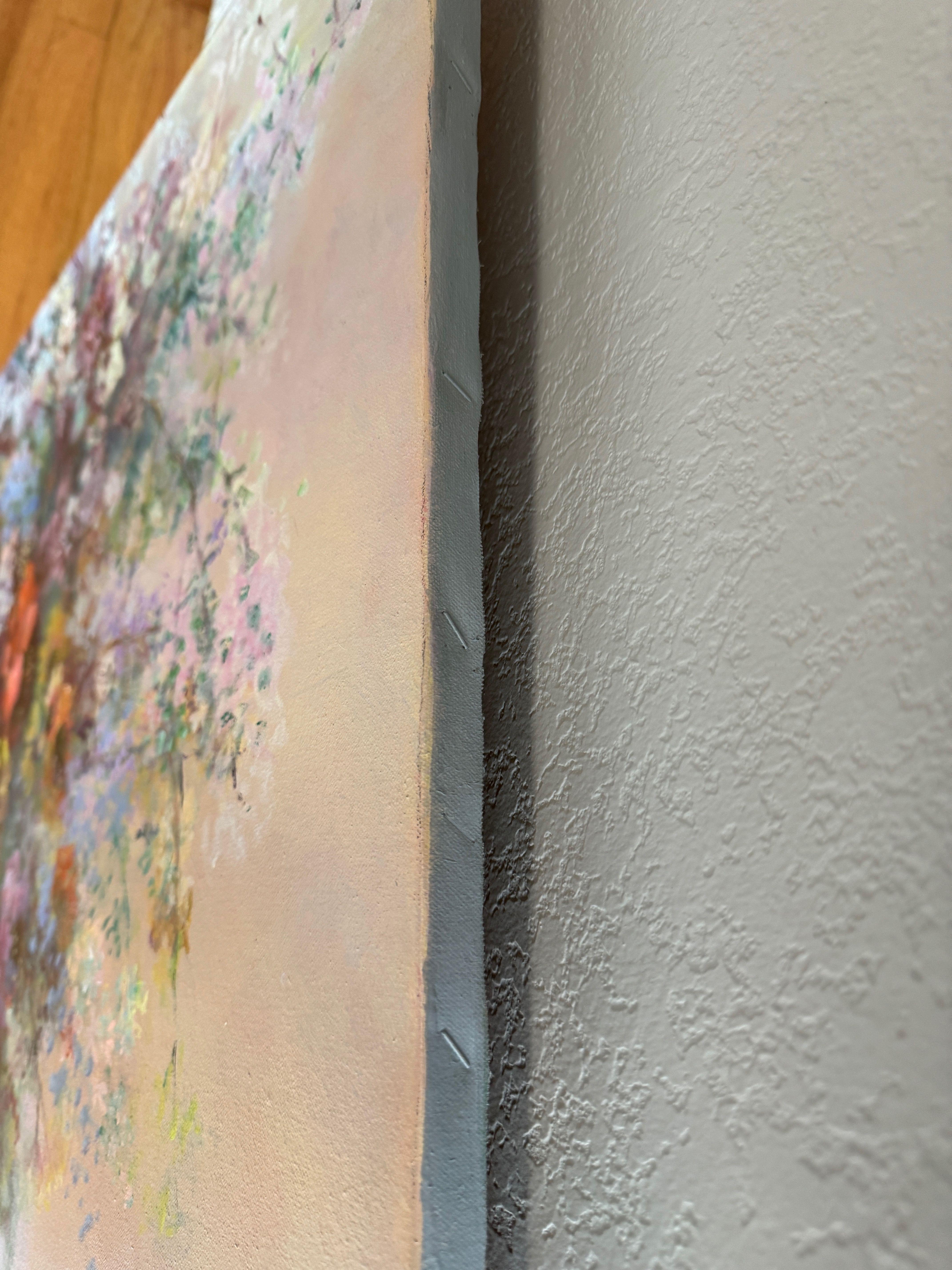 Gold Vase, Painting, Acrylic on Canvas For Sale 2
