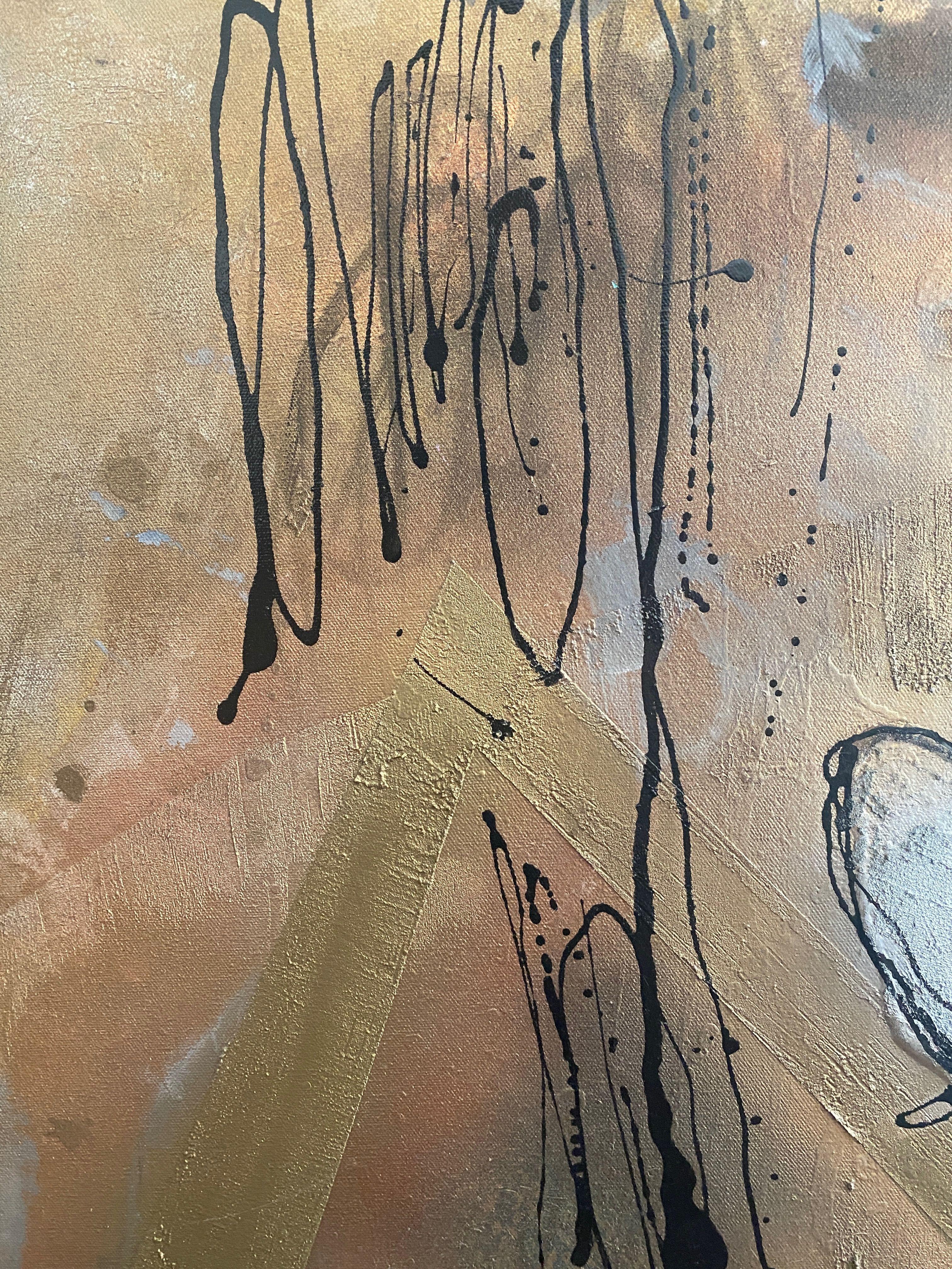 Ore, Pittura, Acrilico su tela - Painting di Christiane PapÃ©