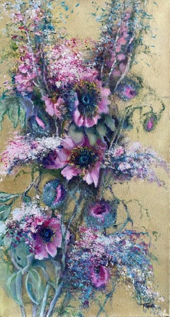 Pavots Grimpants/Climbing Poppies, Painting, Acrylic on Canvas