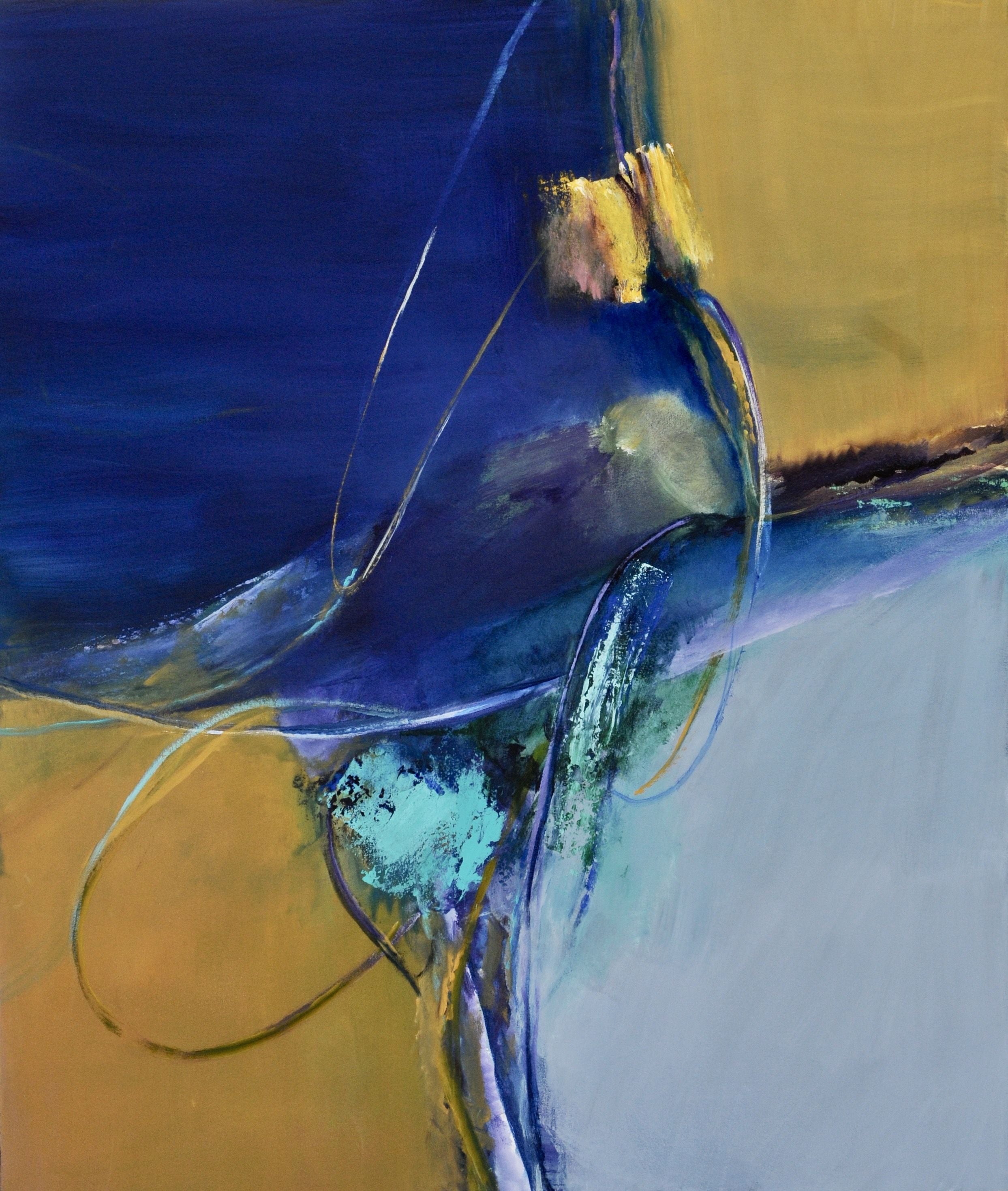 Christiane PapÃ© Abstract Painting – Beleuchtung, Gemälde, Acryl auf Leinwand