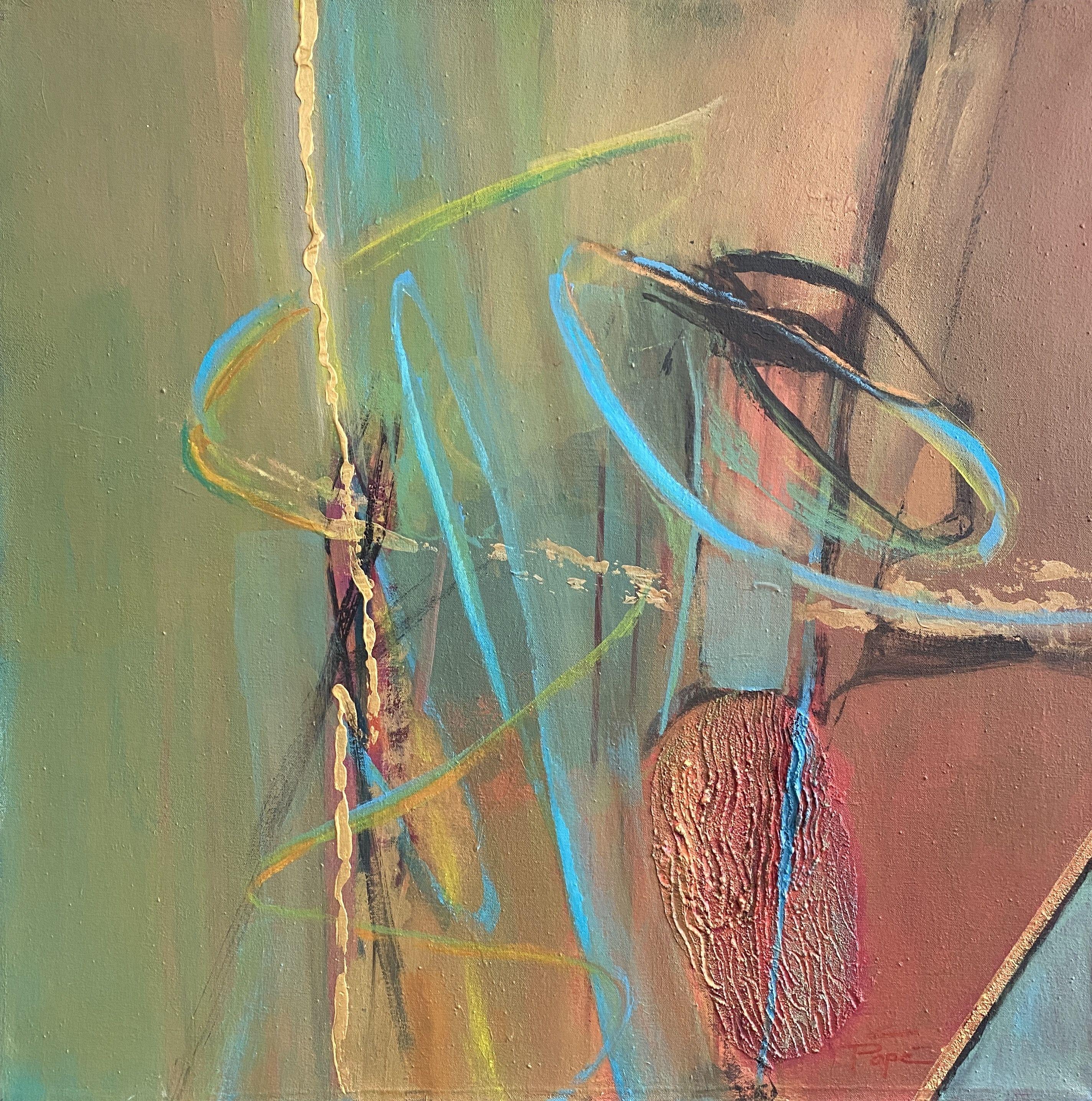 Abstract Painting di Christiane PapÃ© - Tango, Pittura, Acrilico su tela
