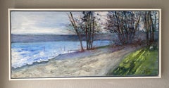 Candlewood Lake, Painting, Acrylic on Canvas