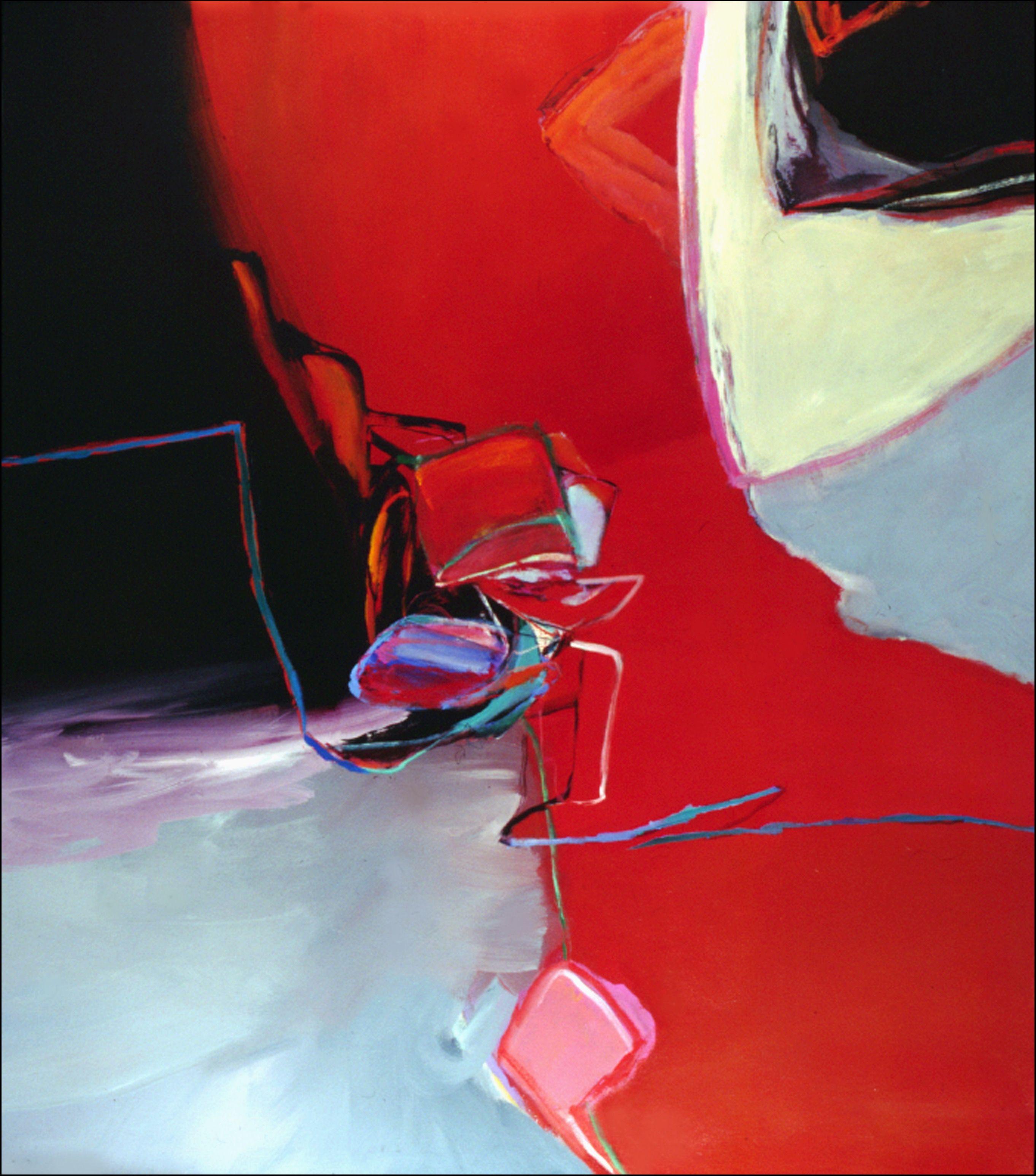 Abstract Painting Christiane Pape - Peinture, acrylique sur toile, Mardi Gras