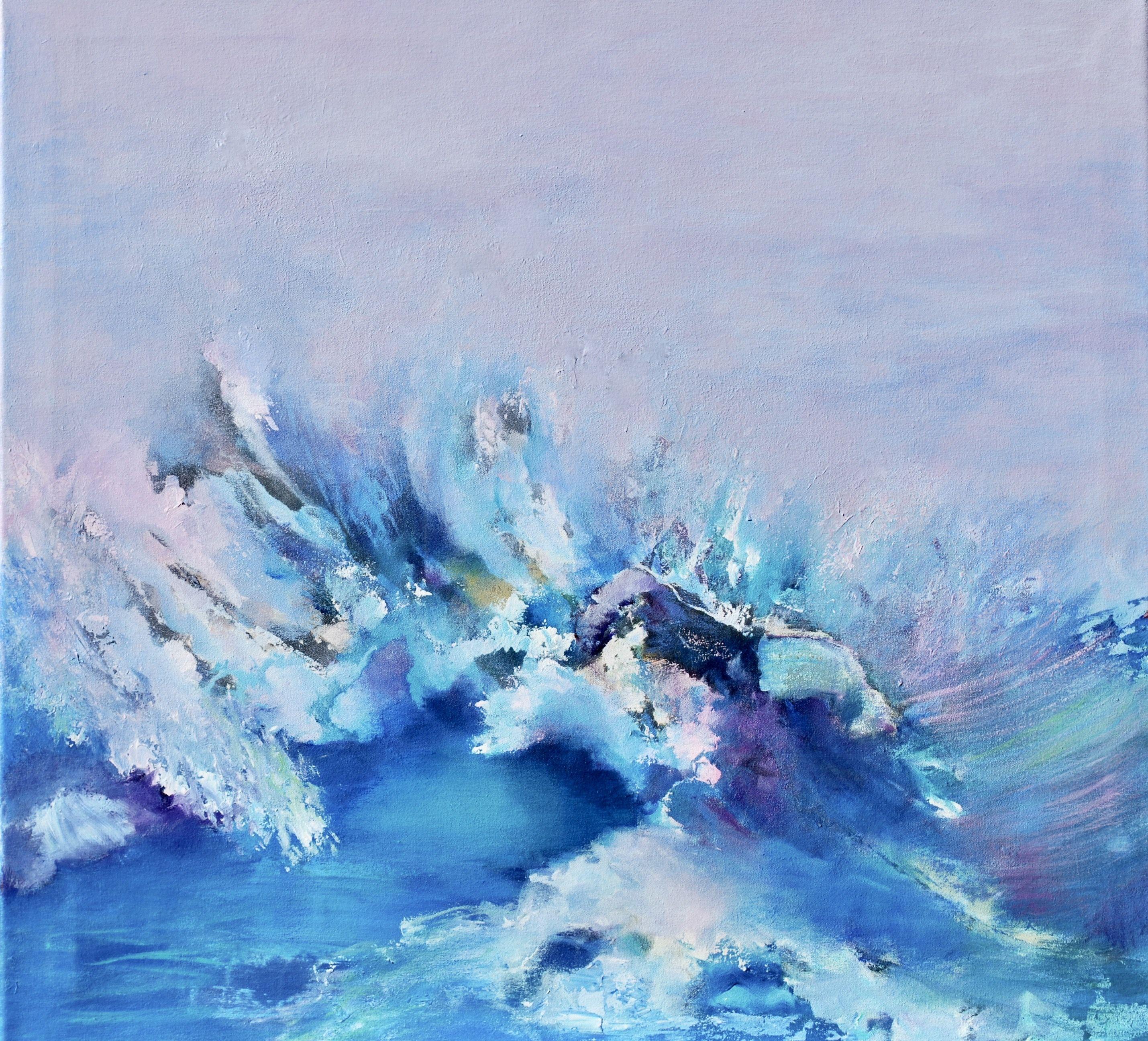 Salpicadura, Pintura, Acrílico sobre lienzo - Painting de Christiane Pape