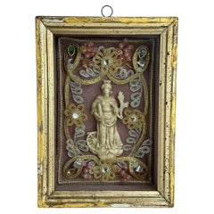 Christianity Monastery Work Framed Wall Decoration Mary Antique German 1910s