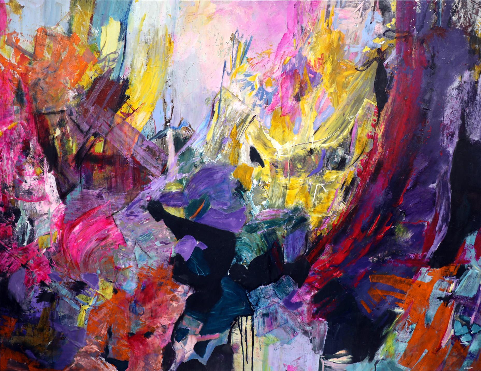 Christie Hopkins  Abstract Painting - Rising 