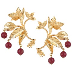 Christie Nicolaides Verano Earrings in Red