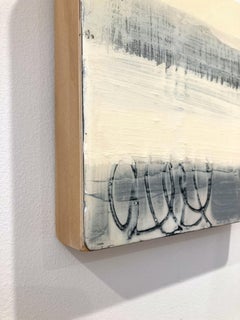 "Elements 3030" Abstract Mixed Media Layered Composition on Baltic Birch Panel