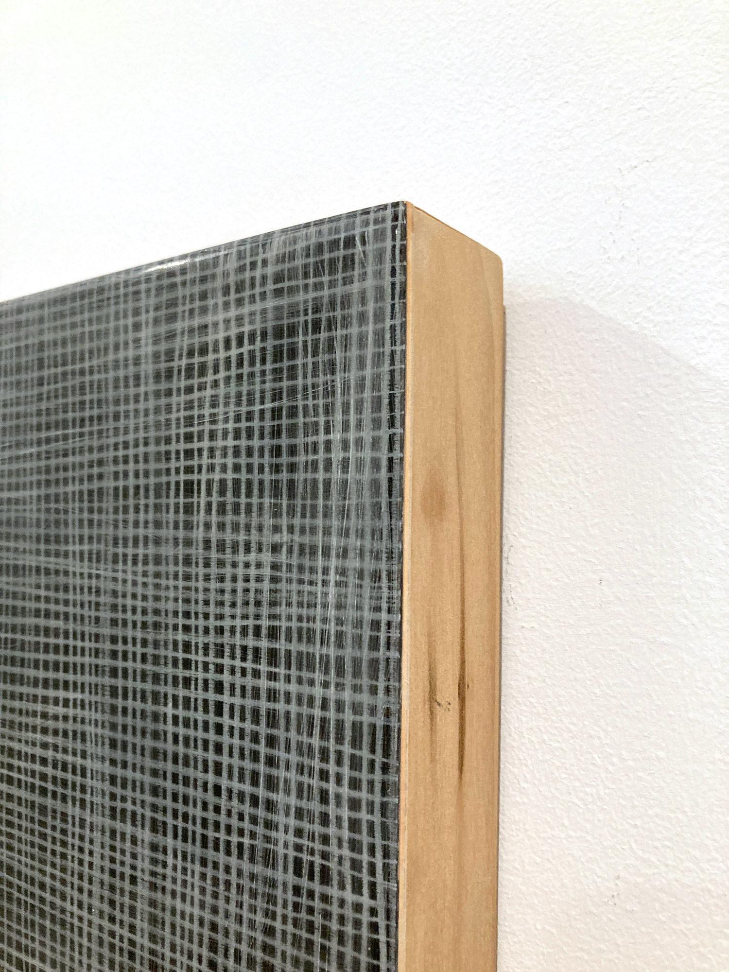 Questo pezzo di Owen rappresenta una composizione astratta con l'uso di tecniche miste e modelli audaci che producono un lavoro visivamente strutturato e ricco di strati e fa parte della serie 