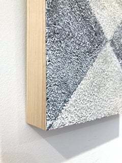 "Elementos 3051" Composición abstracta en técnica mixta por capas sobre panel de abedul báltico