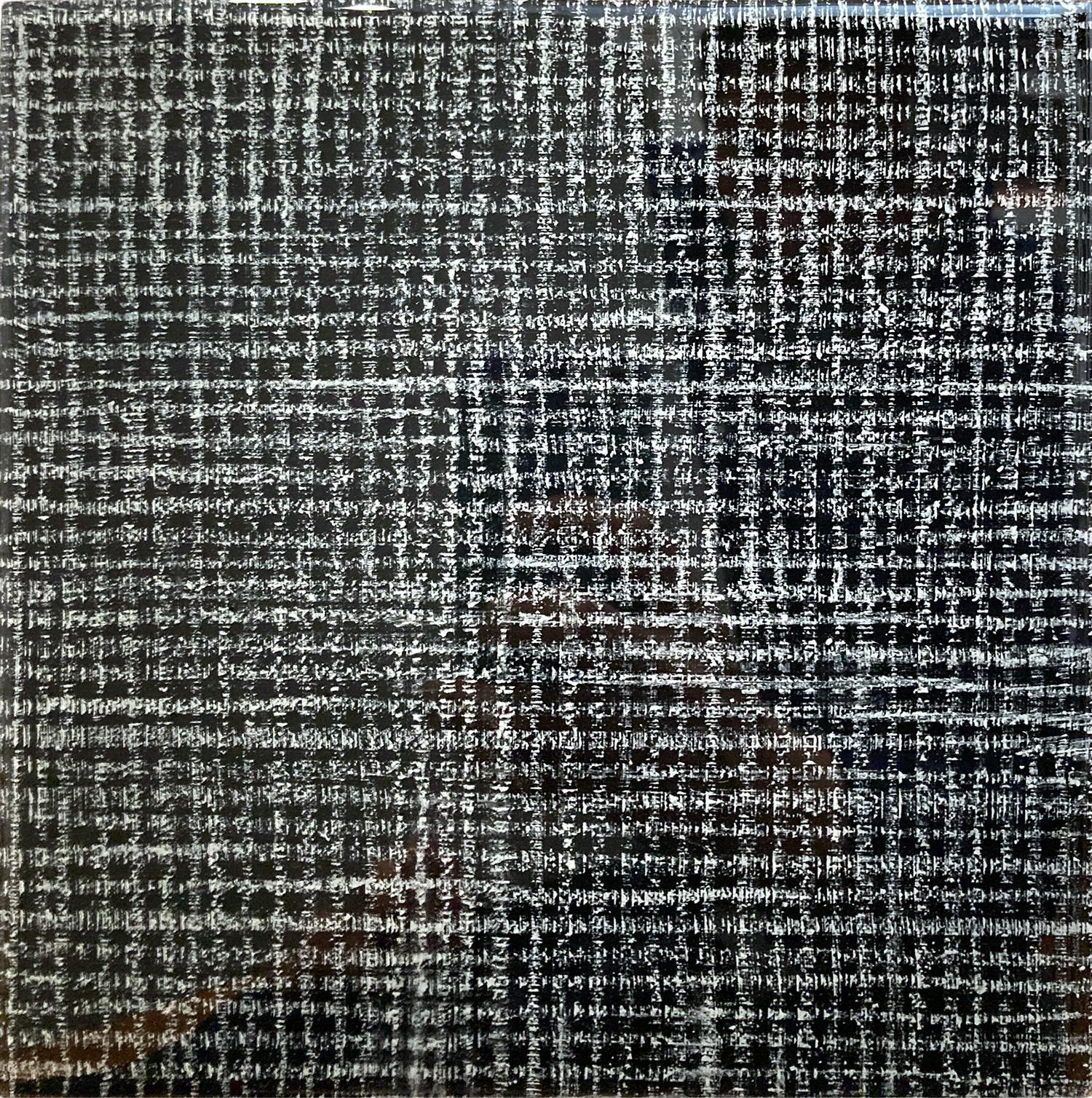 Composition abstraite en couches de médias mixtes sur panneau de bouleau baltique "Elements 3067"