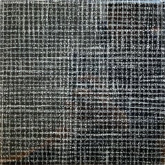 Composition abstraite en couches de médias mixtes sur panneau de bouleau baltique "Elements 3067"