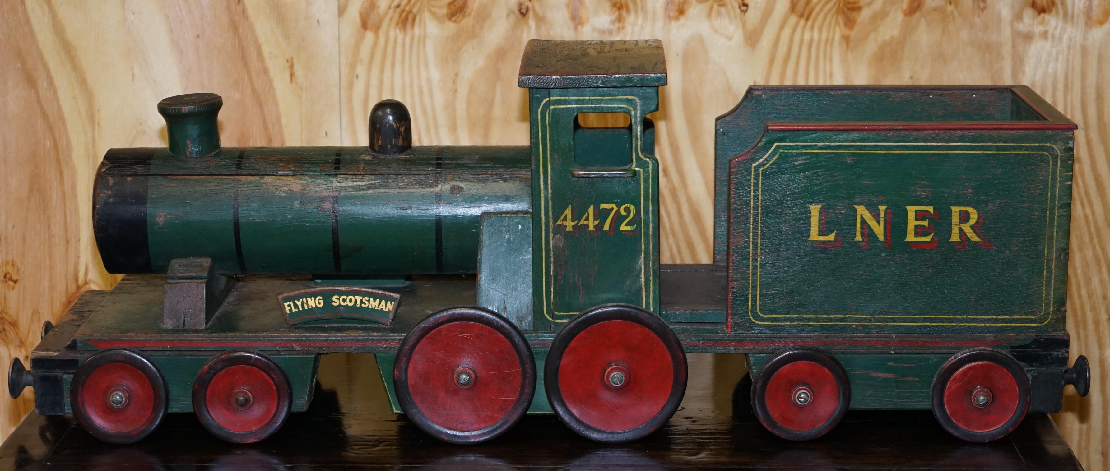 Christie's 1910 Scratch Built Child's Pull Along Flying Scotsman Lner 4472 Train For Sale 4