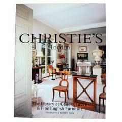 Christies 2003 Bibliothek bei Gaiter's Green, Fine English Furniture, 1st Ed.