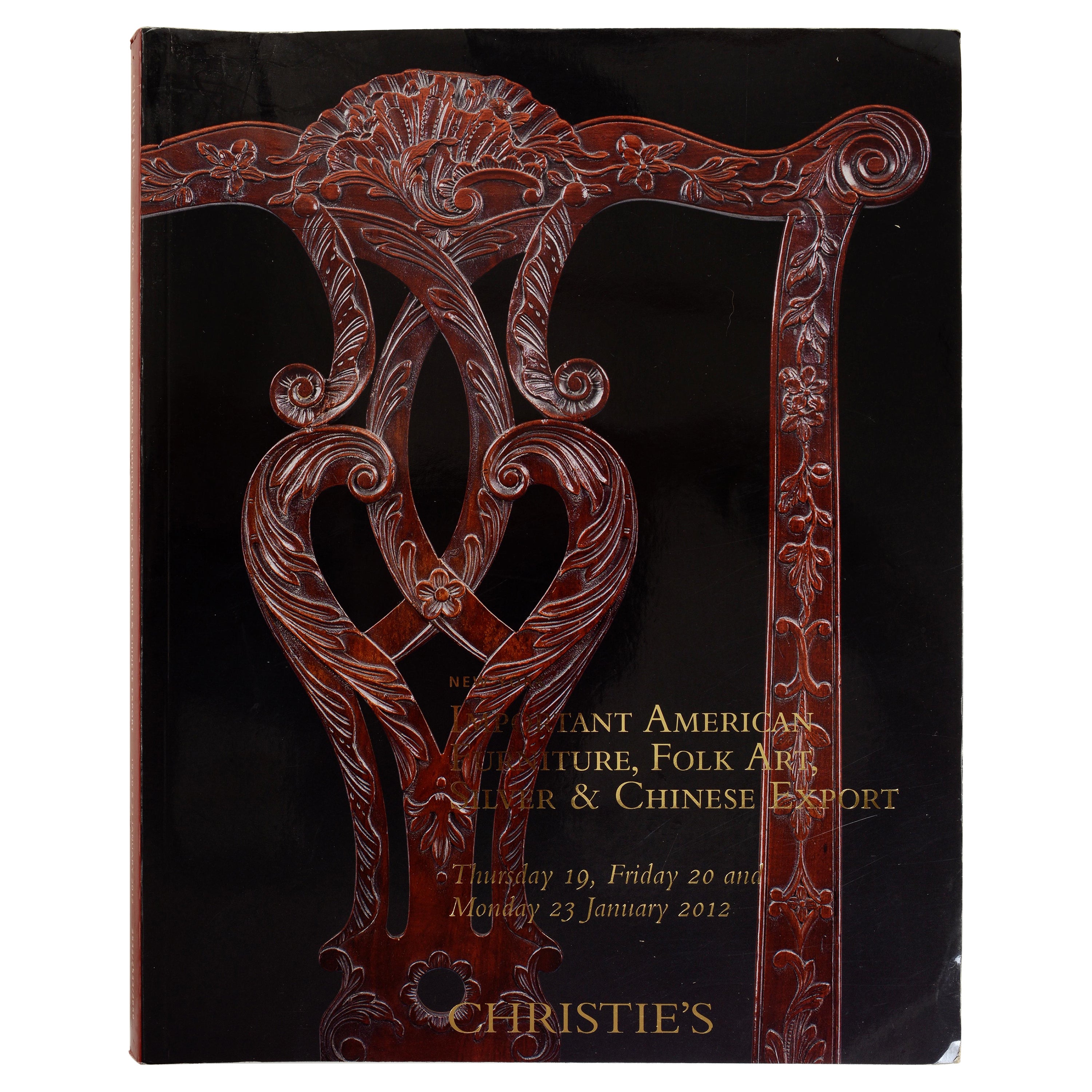 Christies 2012 Importanti mobili americani, esportazioni cinesi, 1a ed.