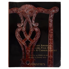 Christies 2012 Importanti mobili americani, esportazioni cinesi, 1a ed.