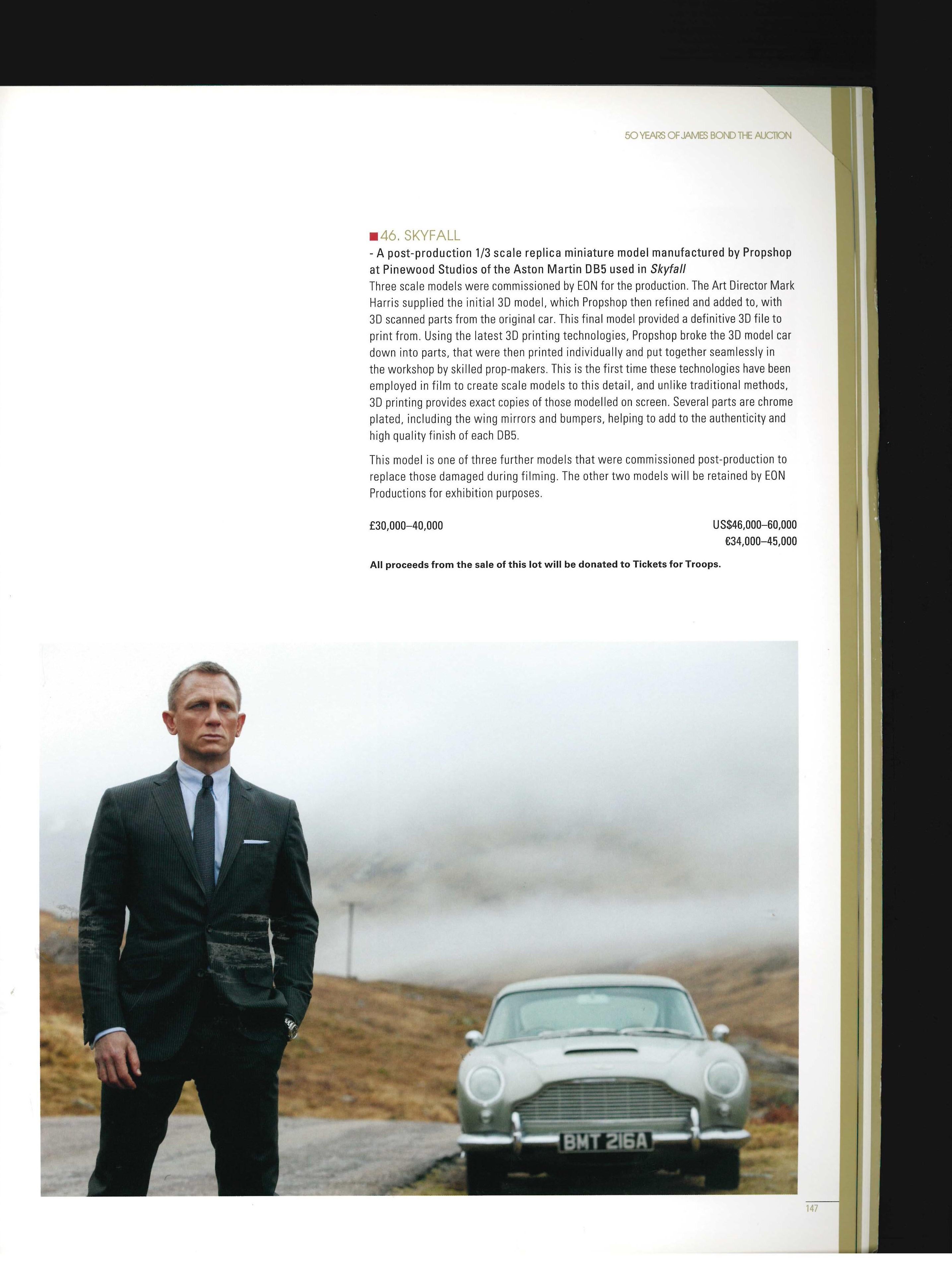 20th Century 50 Years of James Bond the Auction (Book)