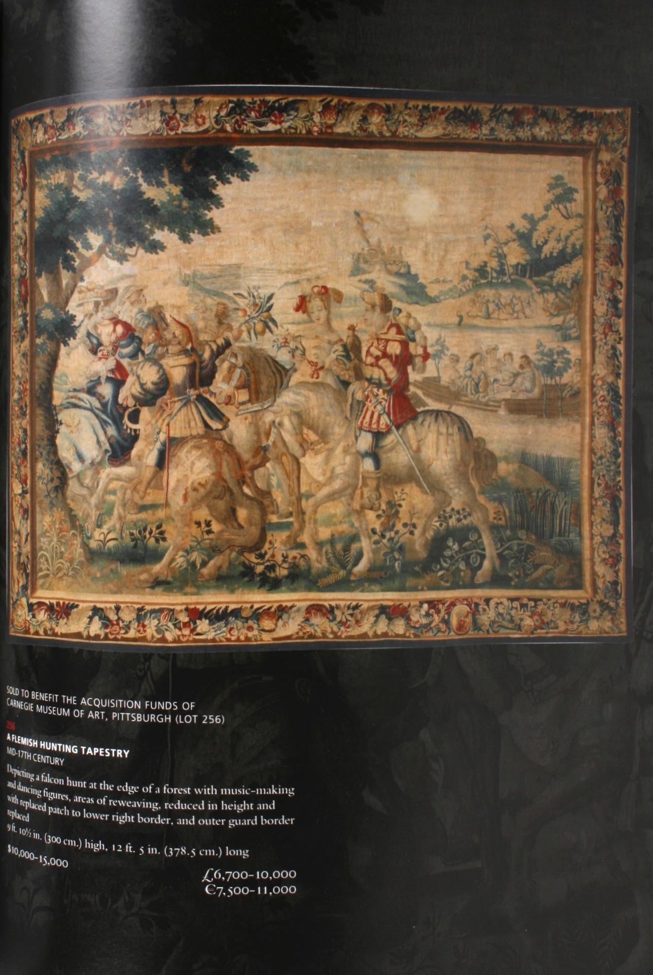 Christie's: 500 Years: Decorative Arts Europe, Carpets from the Corcoran Gallery For Sale 7