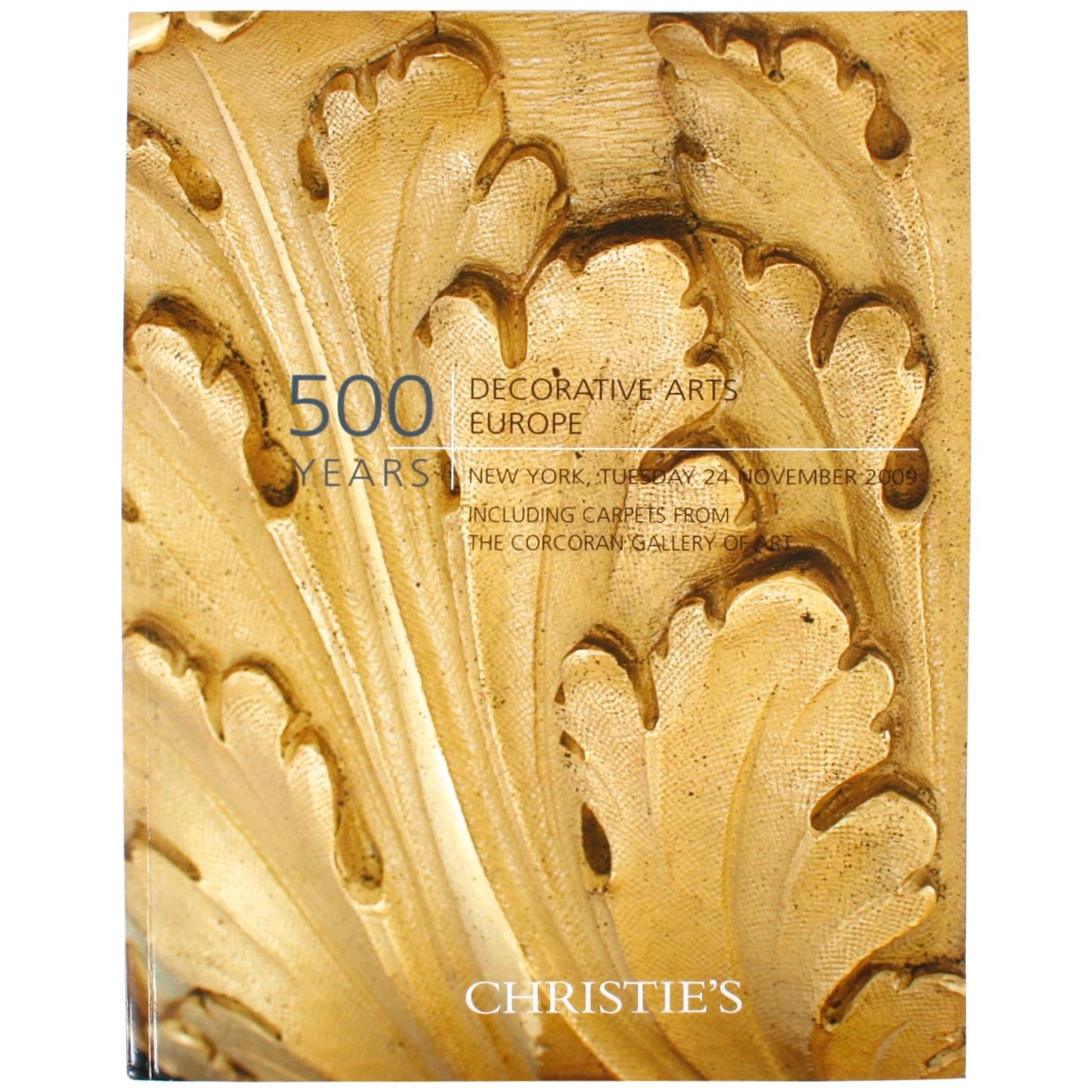 Christie's: 500 años: Artes Decorativas de Europa, Alfombras de la Galería Corcoran
