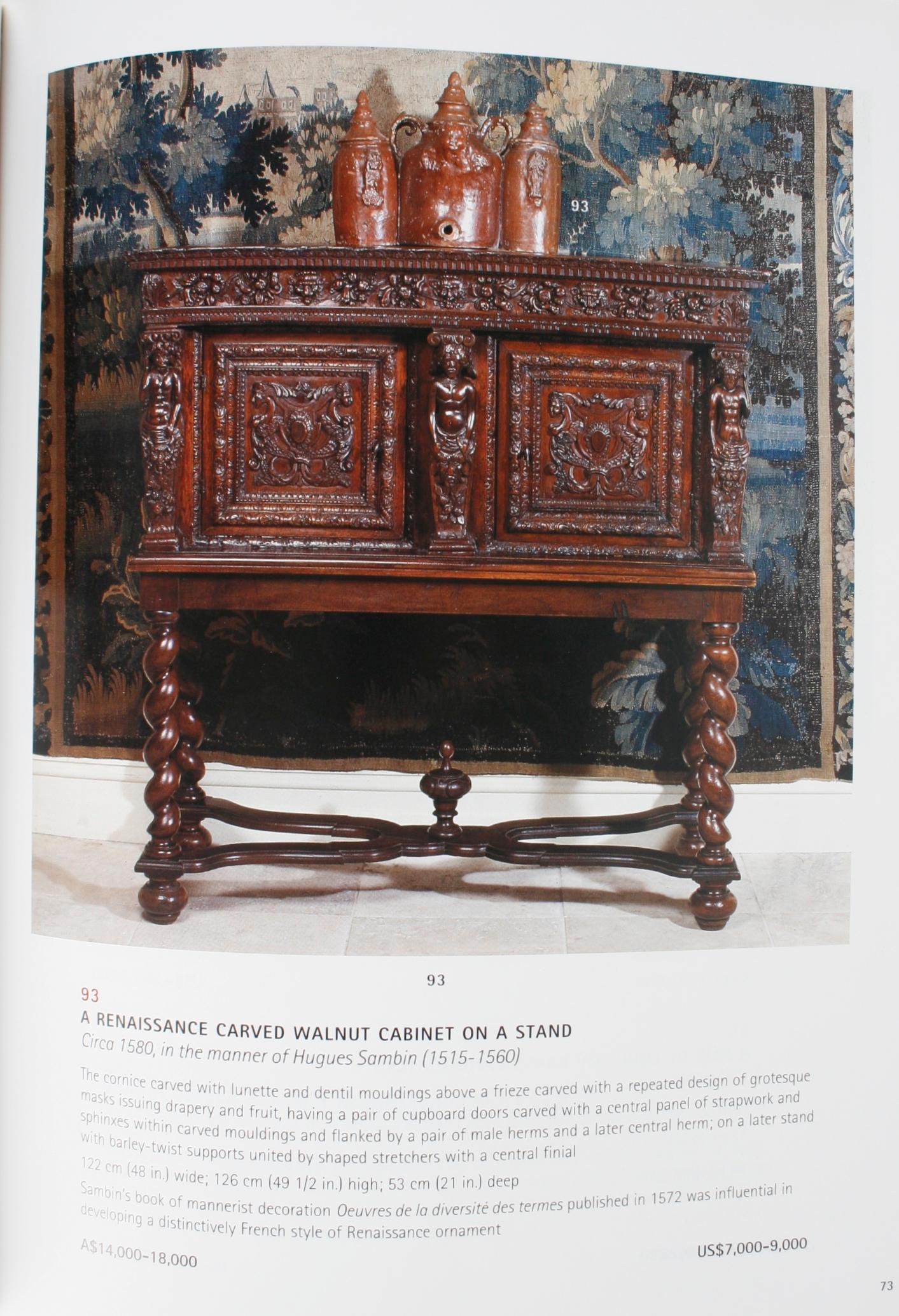 Christies avril 2002 French Furniture & Decorative Arts, a & C Fink Collections en vente 5