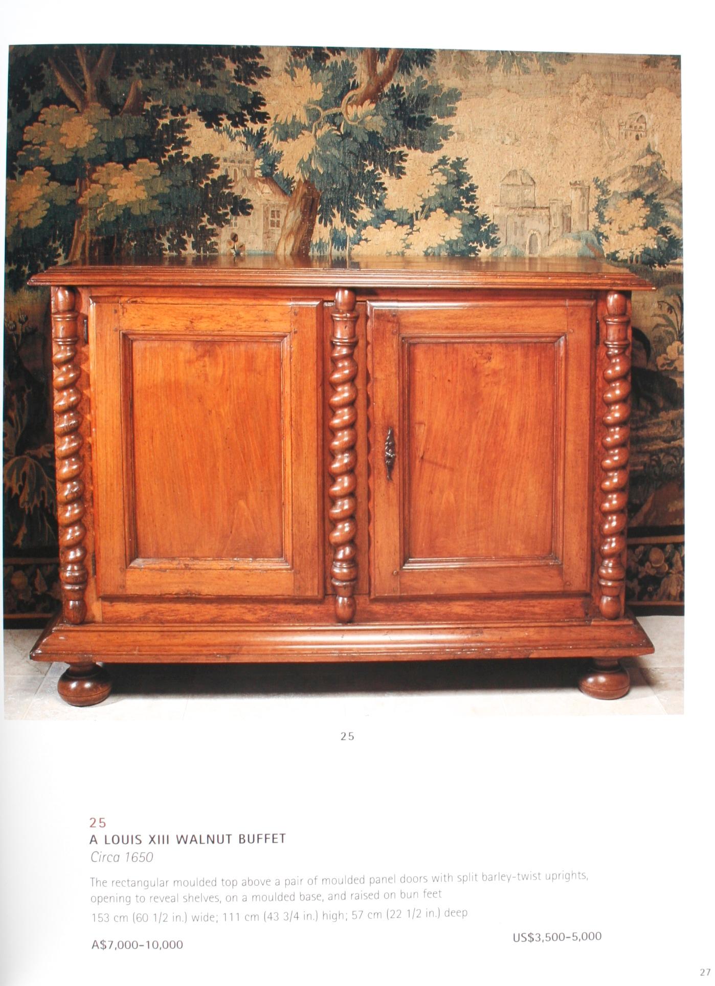 Christies avril 2002 French Furniture & Decorative Arts, a & C Fink Collections Bon état - En vente à valatie, NY