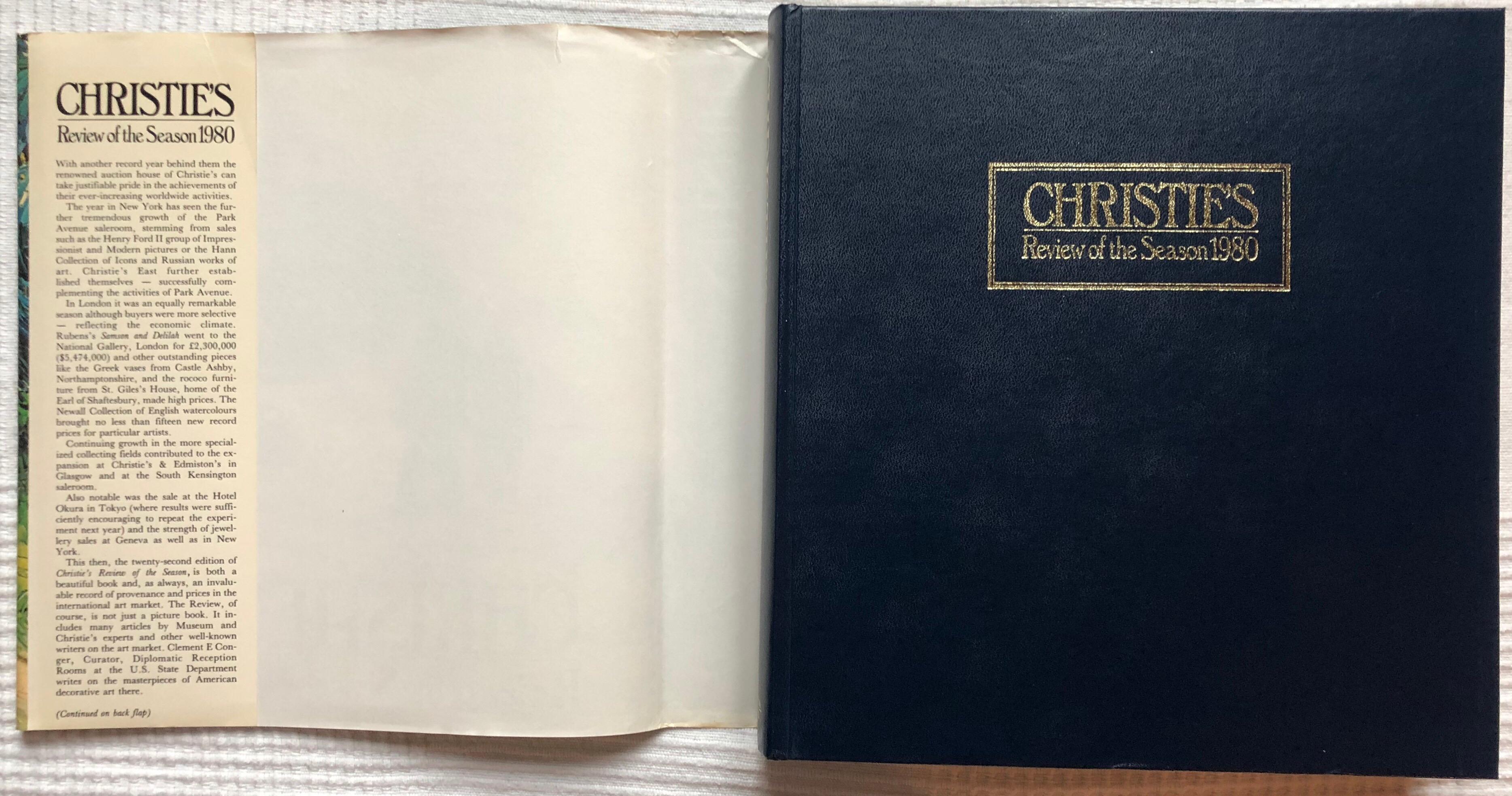 British Christie's Auction House Review of the Season 1980, Studio Vista, London