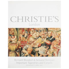 Christie's Bernard Blondeel y Armand Deroyan Importantes tapices y alfombras