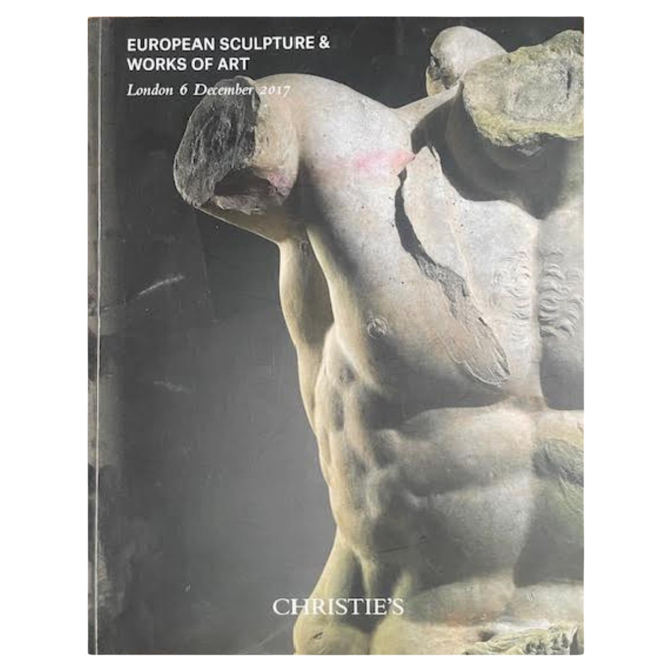 Christies Catalogue European Sculpture 
Works of Art For Sale