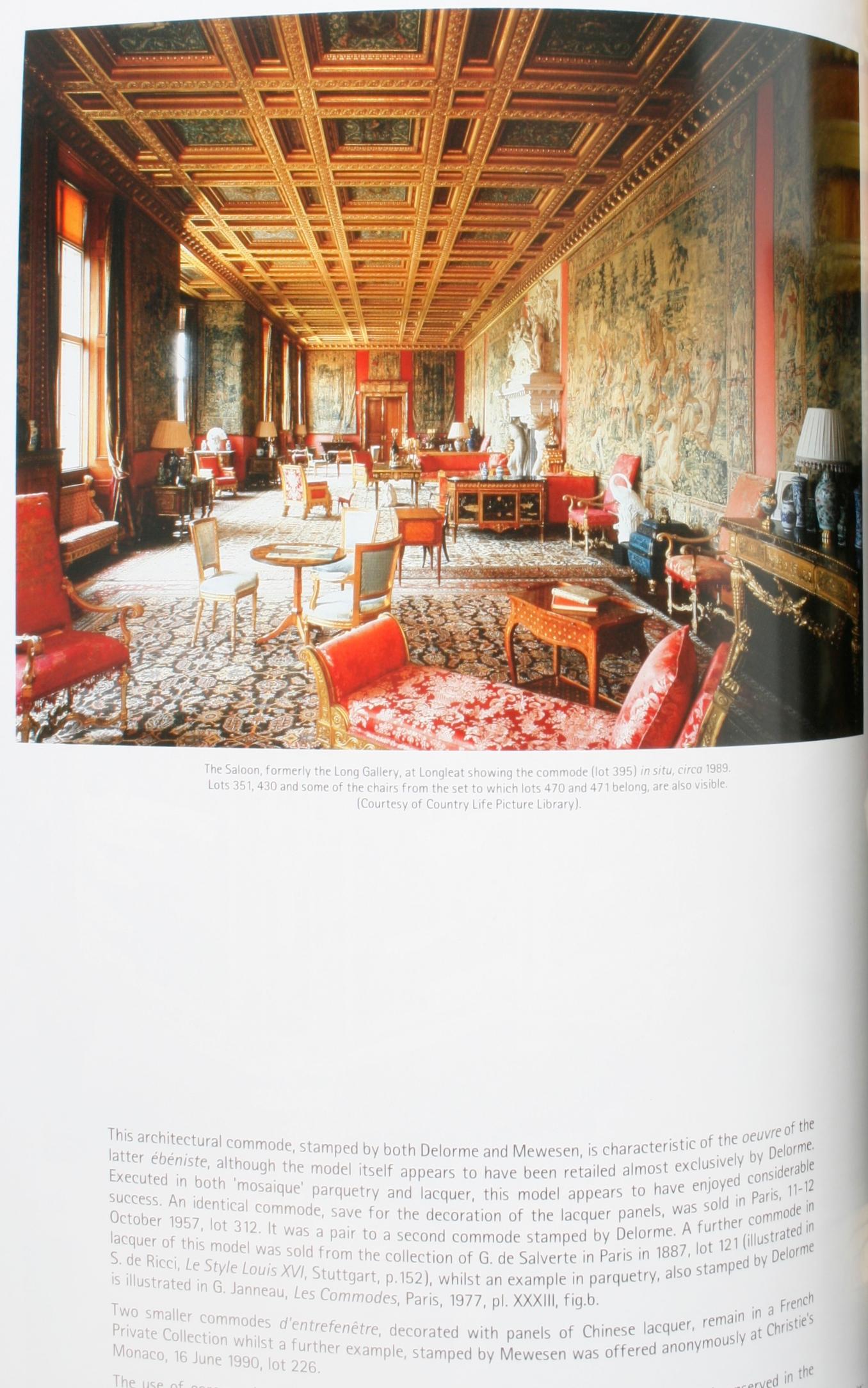 Christie's, Catalogue Furniture, Silver and Porcelain from Longleat, June 2002 For Sale 7