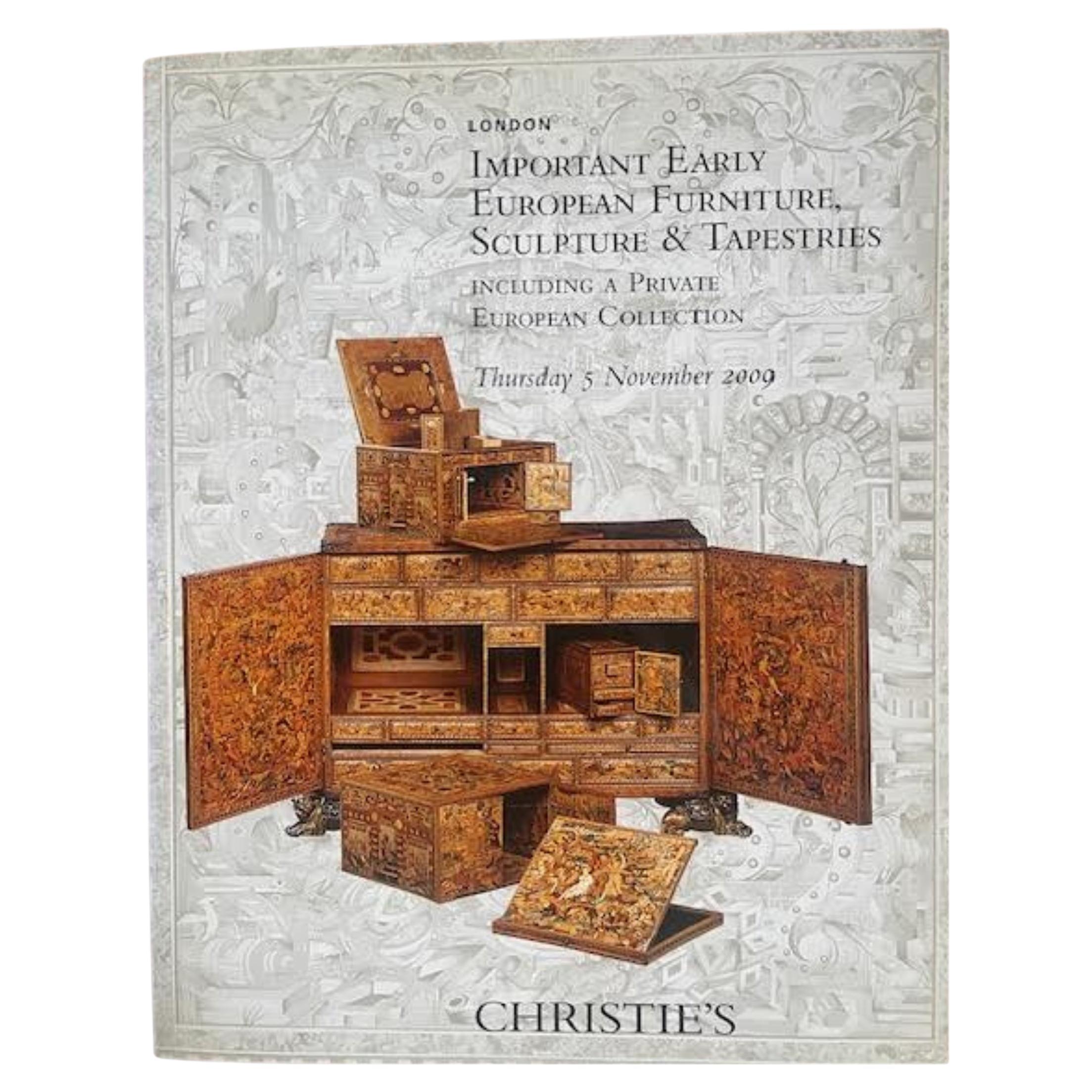 Christies Catalogue Important Early European Furniture en vente