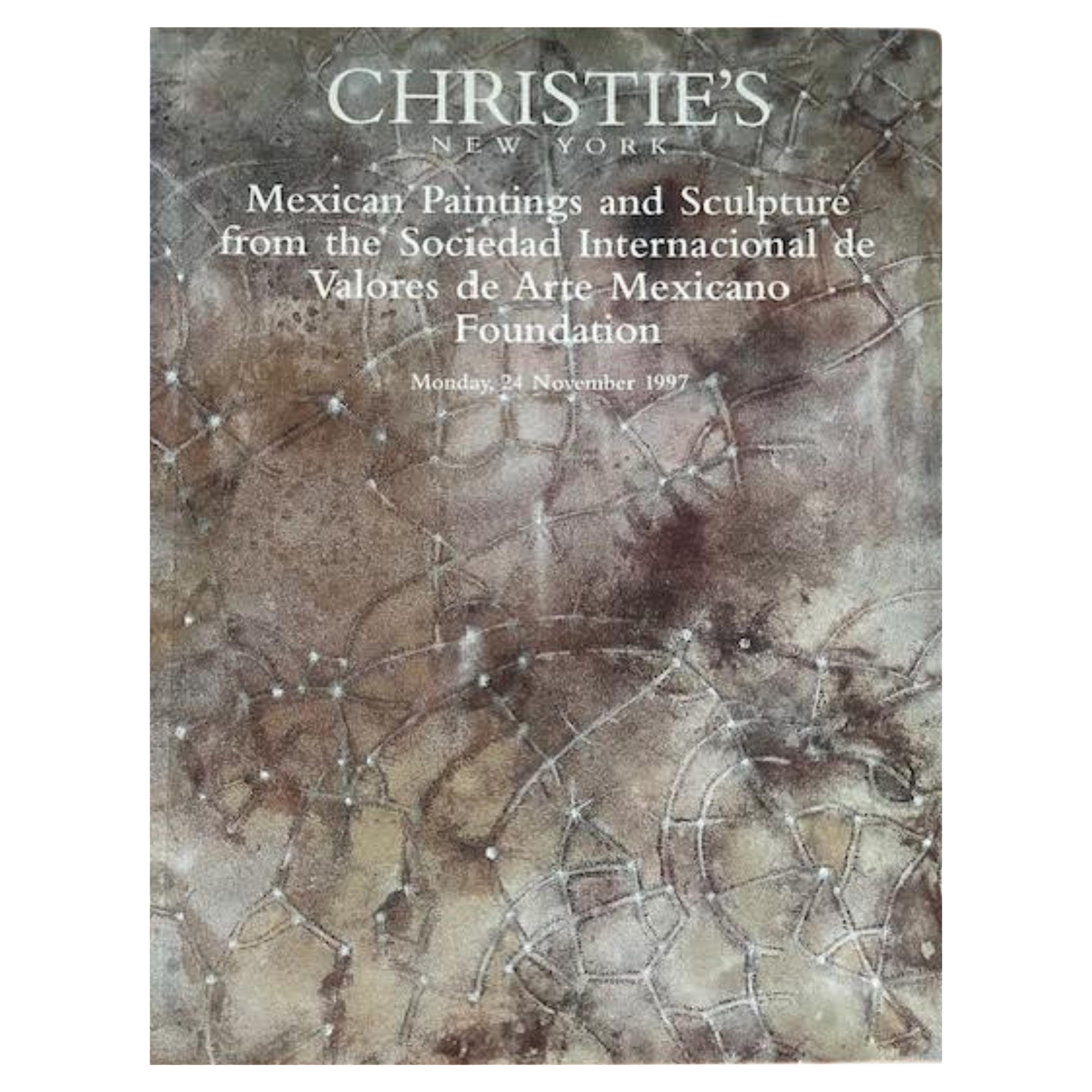 Catalogue Christie
s Peintures et sculptures mexicaines de la Sociedad en vente