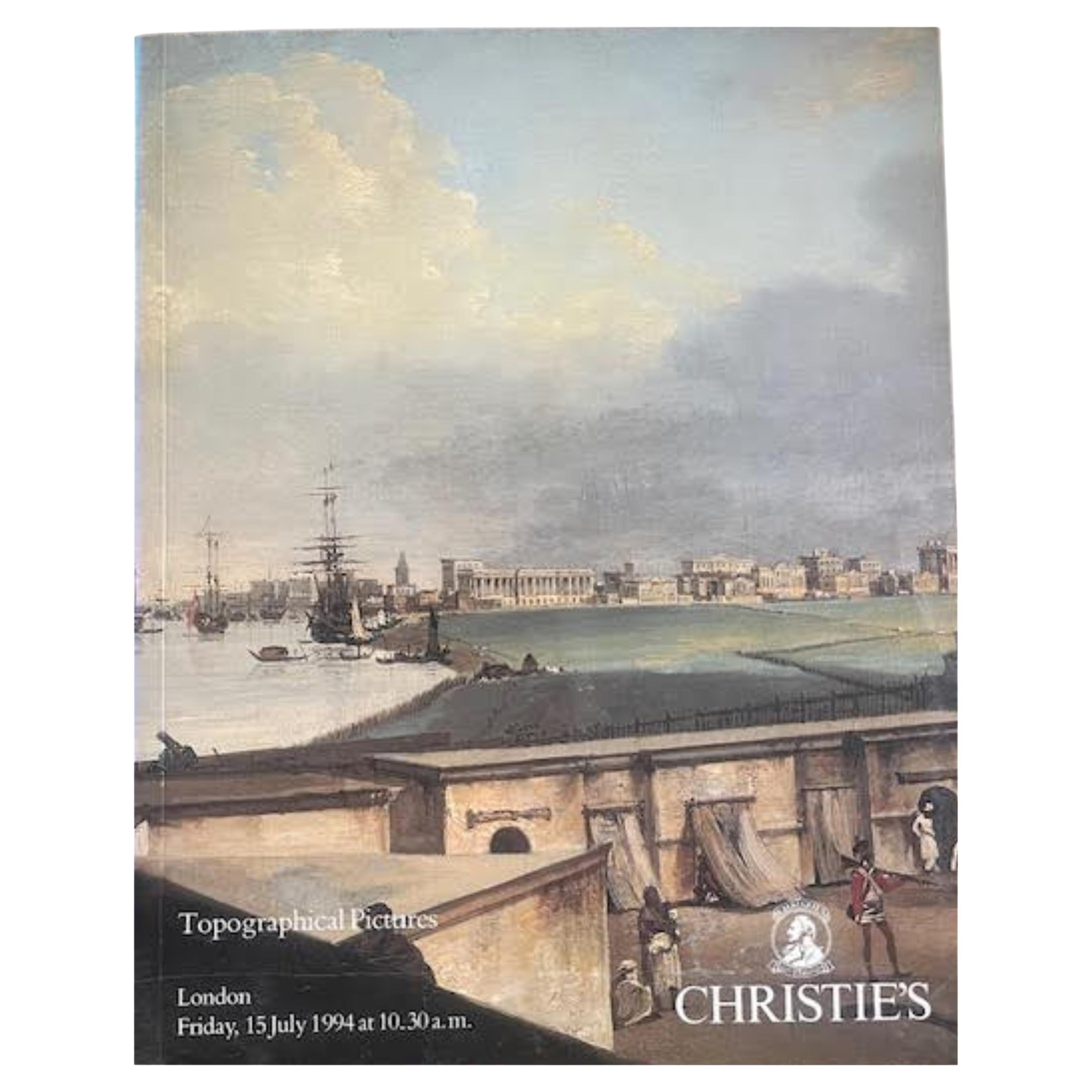 Christies Catalogue Topographical Pictures London For Sale