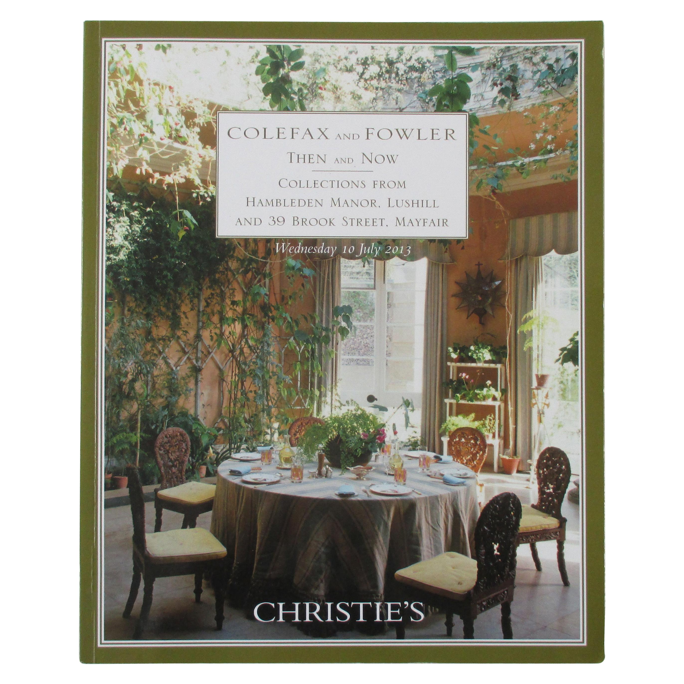 Christie's Colefax and Fowler Then and Now Catalog
