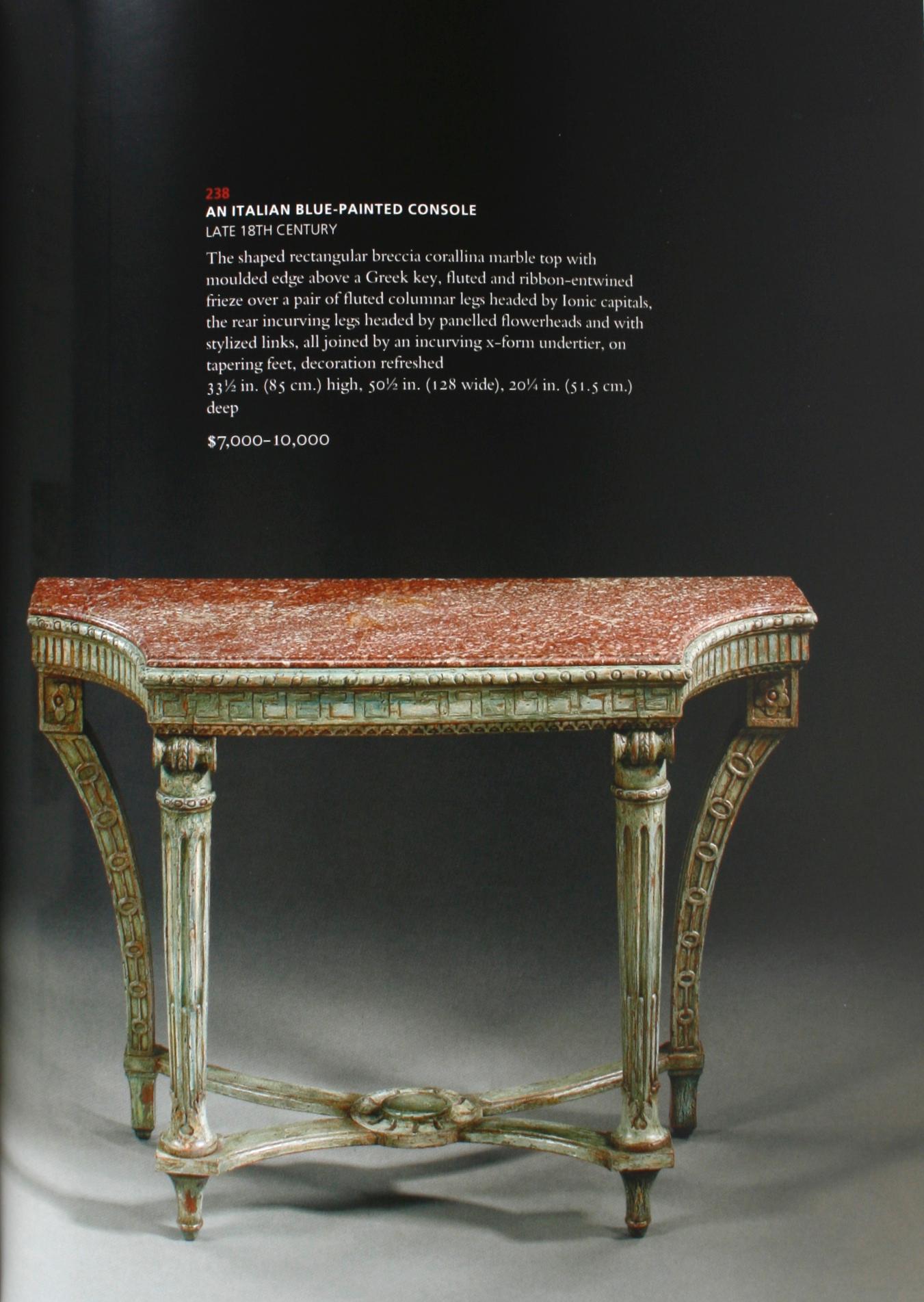 Christies: European Furniture Including Property from Turbuence Antiques For Sale 7