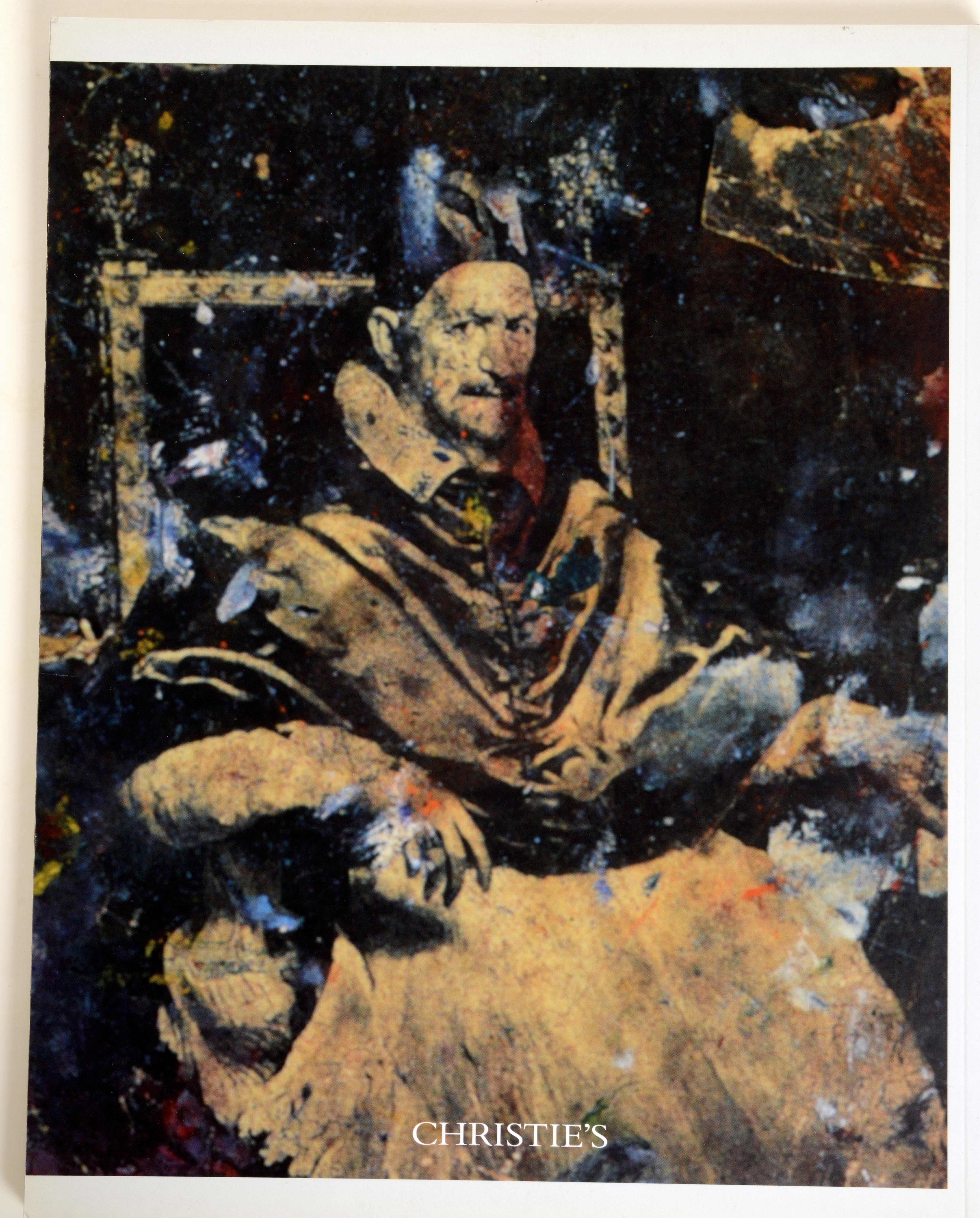Christie's Francis Bacon / FRANCIS BACON FIGURE ASSISE 1960. Christie's, NY. 1ère édition Broché. L'œuvre, intitulée Seated Figure (Red Cardinal), est une représentation fantastique de la série papale de Bacon, qui trouve son origine dans son