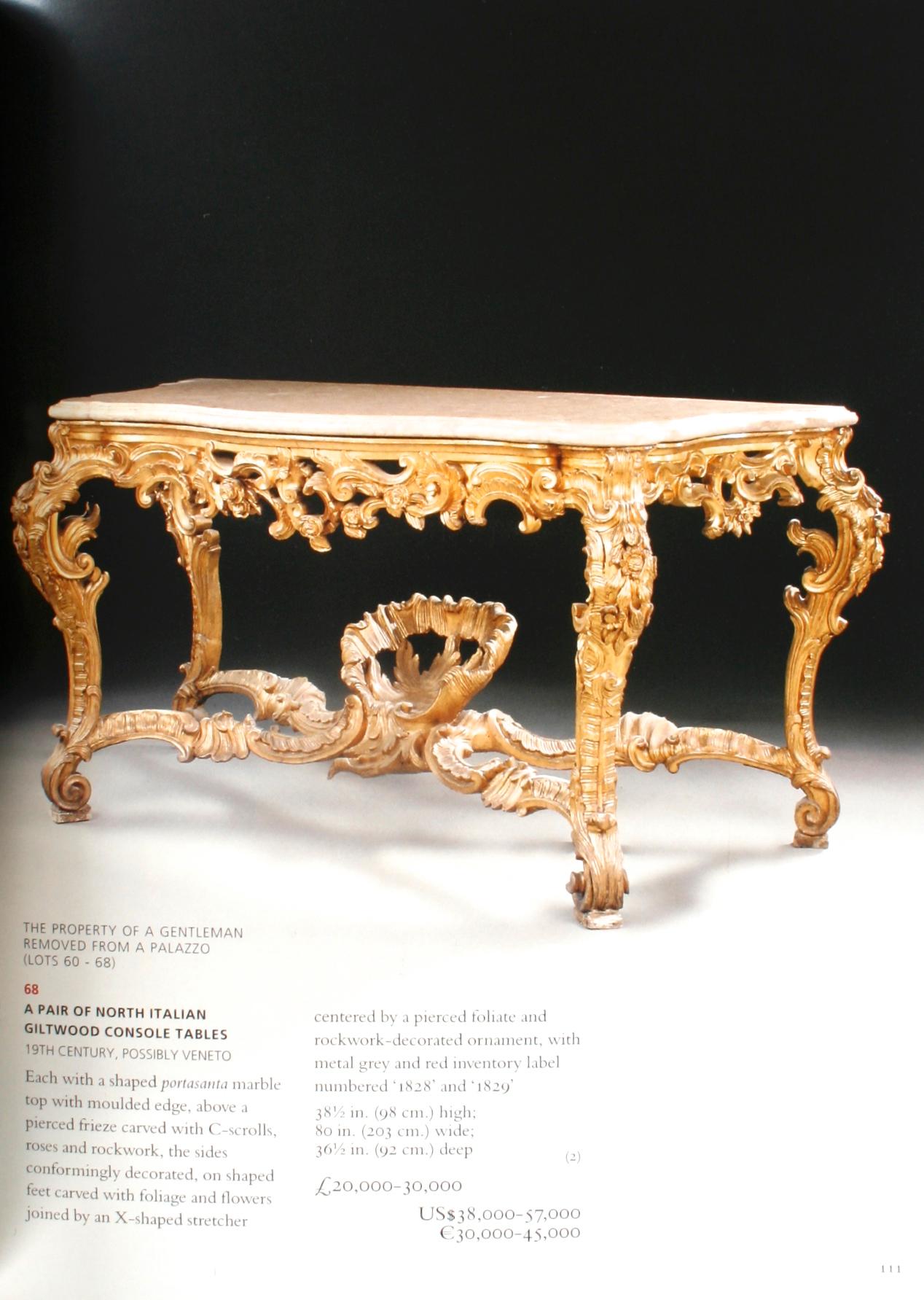 Christie's, Importantes muebles, esculturas y alfombras europeas, Colección Beit en venta 2