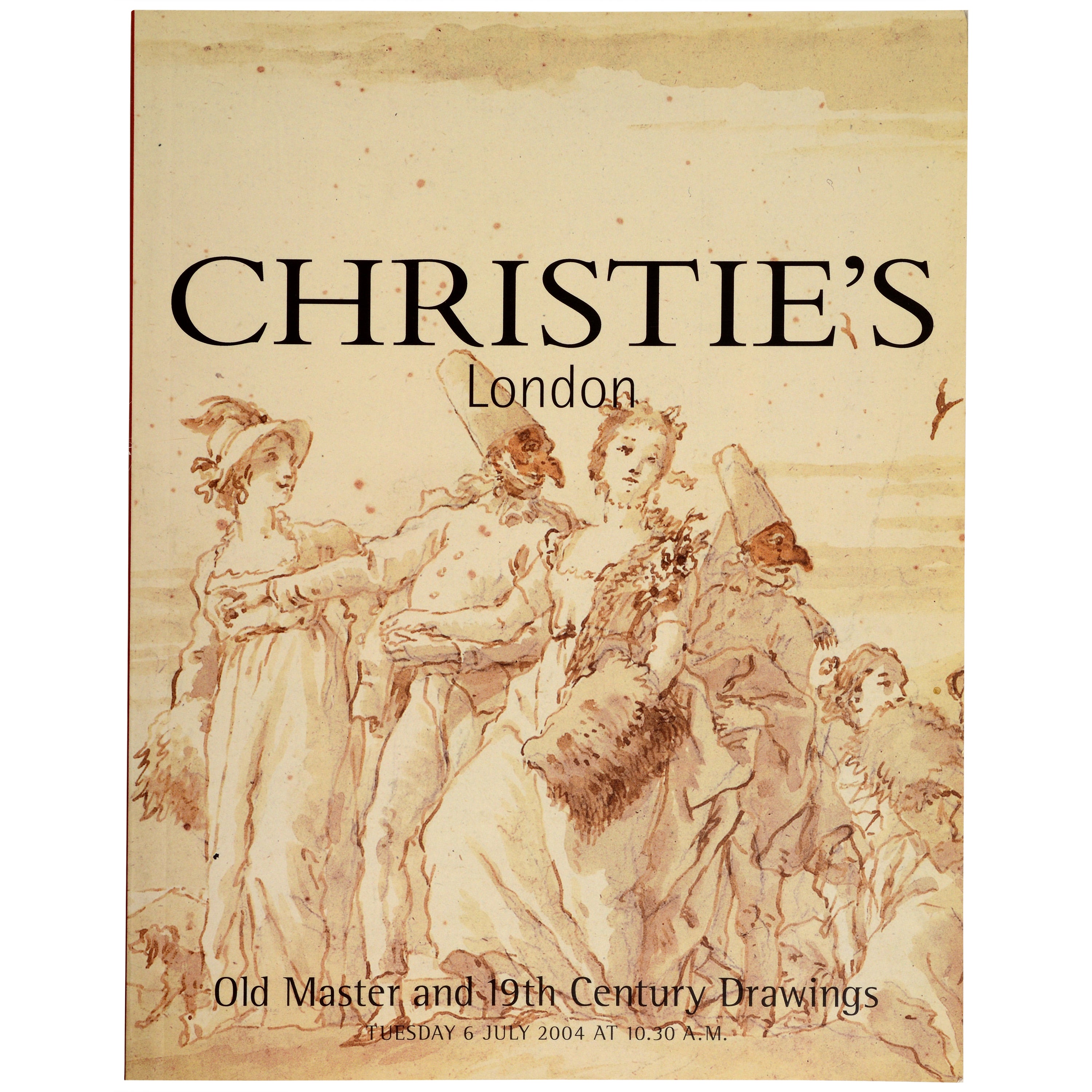 Christies Luglio 2004 Disegni del Vecchio Maestro e del XIX secolo, 1a Ed. in vendita