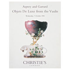 madame luxe vault Vintage Christie
s London 1998
Asprey and Garrard Objects De Luxe from the Vaults