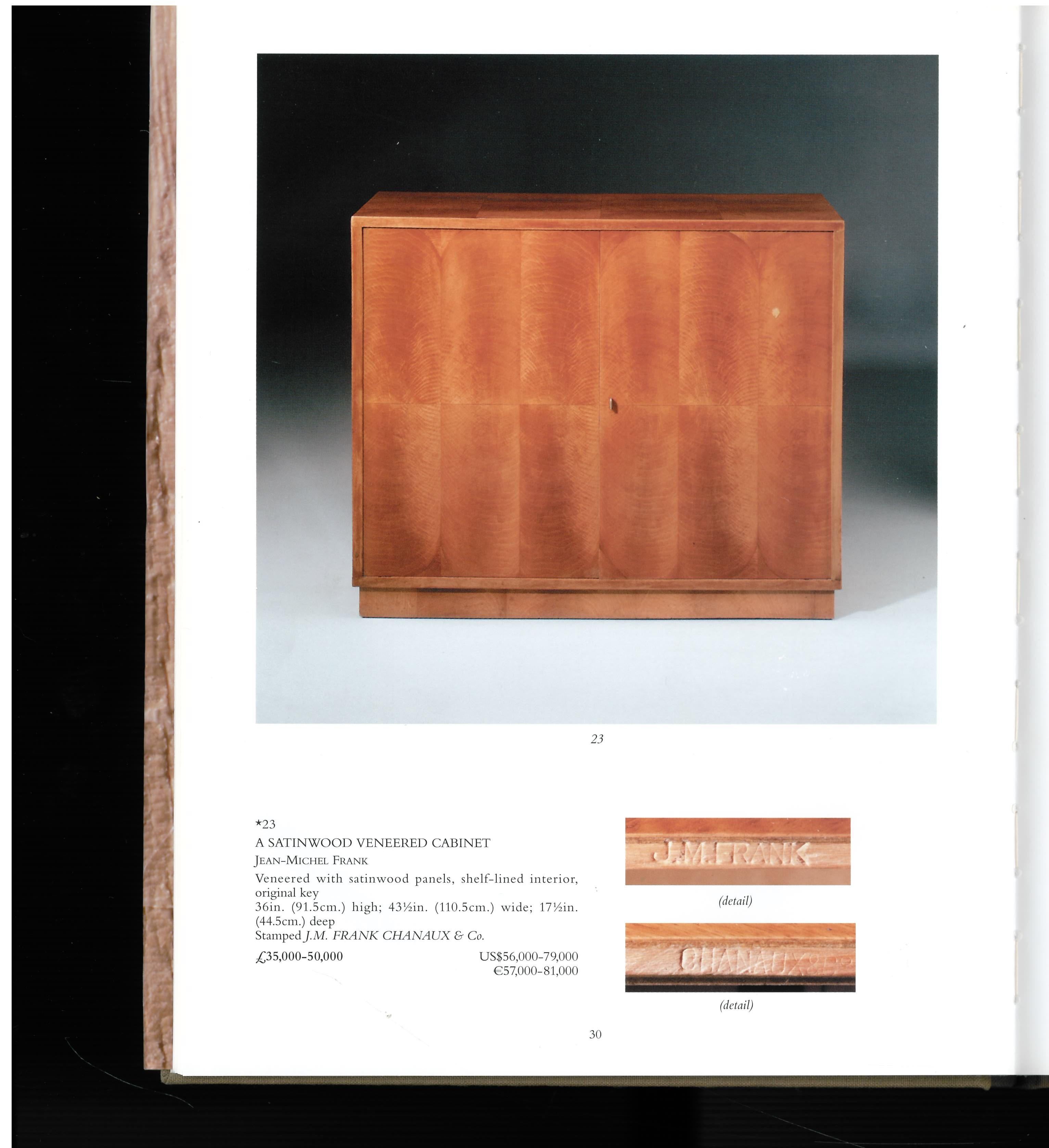 20ième siècle J. M. Frank : A Private European Collection Christie's Catalogue (Book) en vente