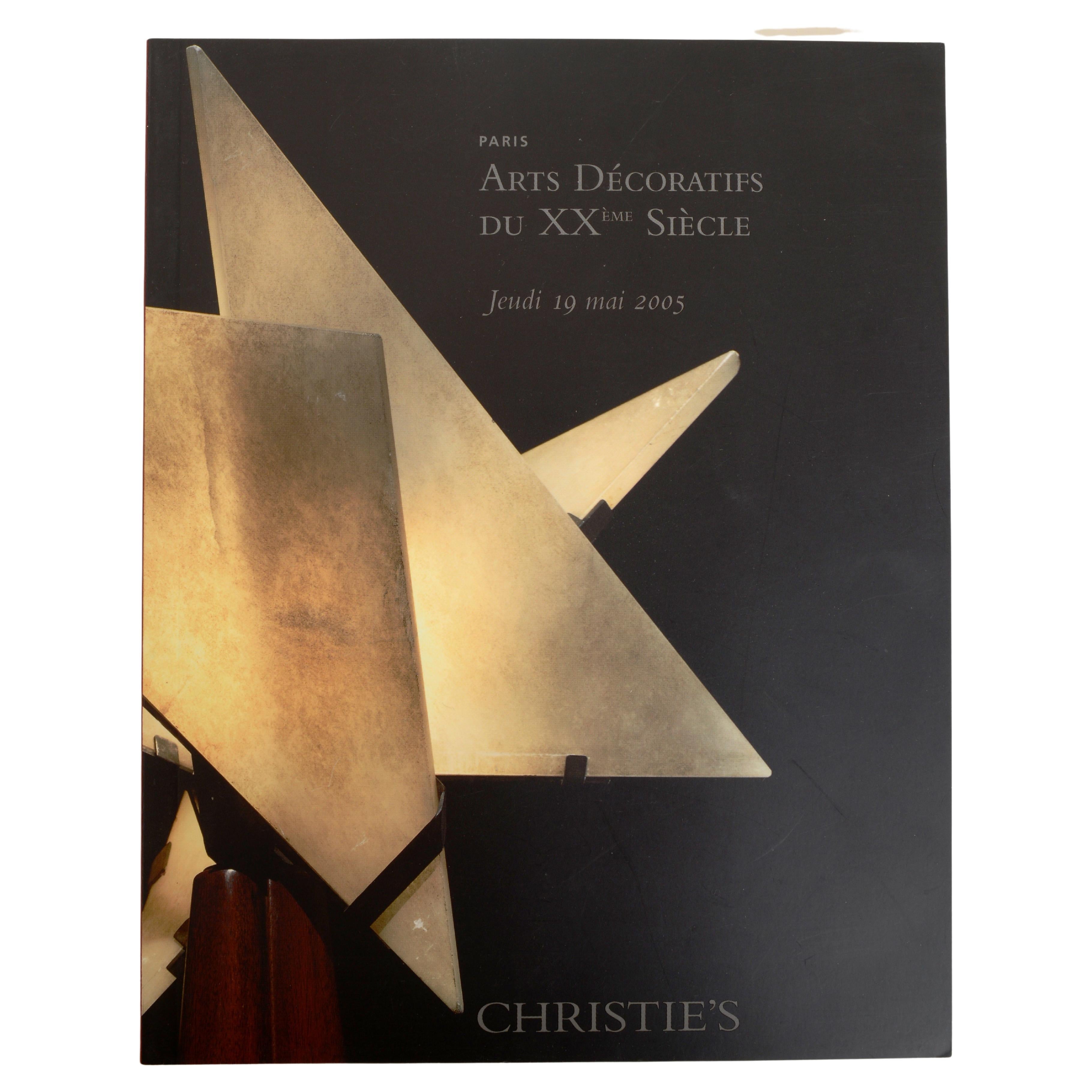 Christies May 2005, 20th Century Decorative Arts, Paris, 1st Ed For Sale