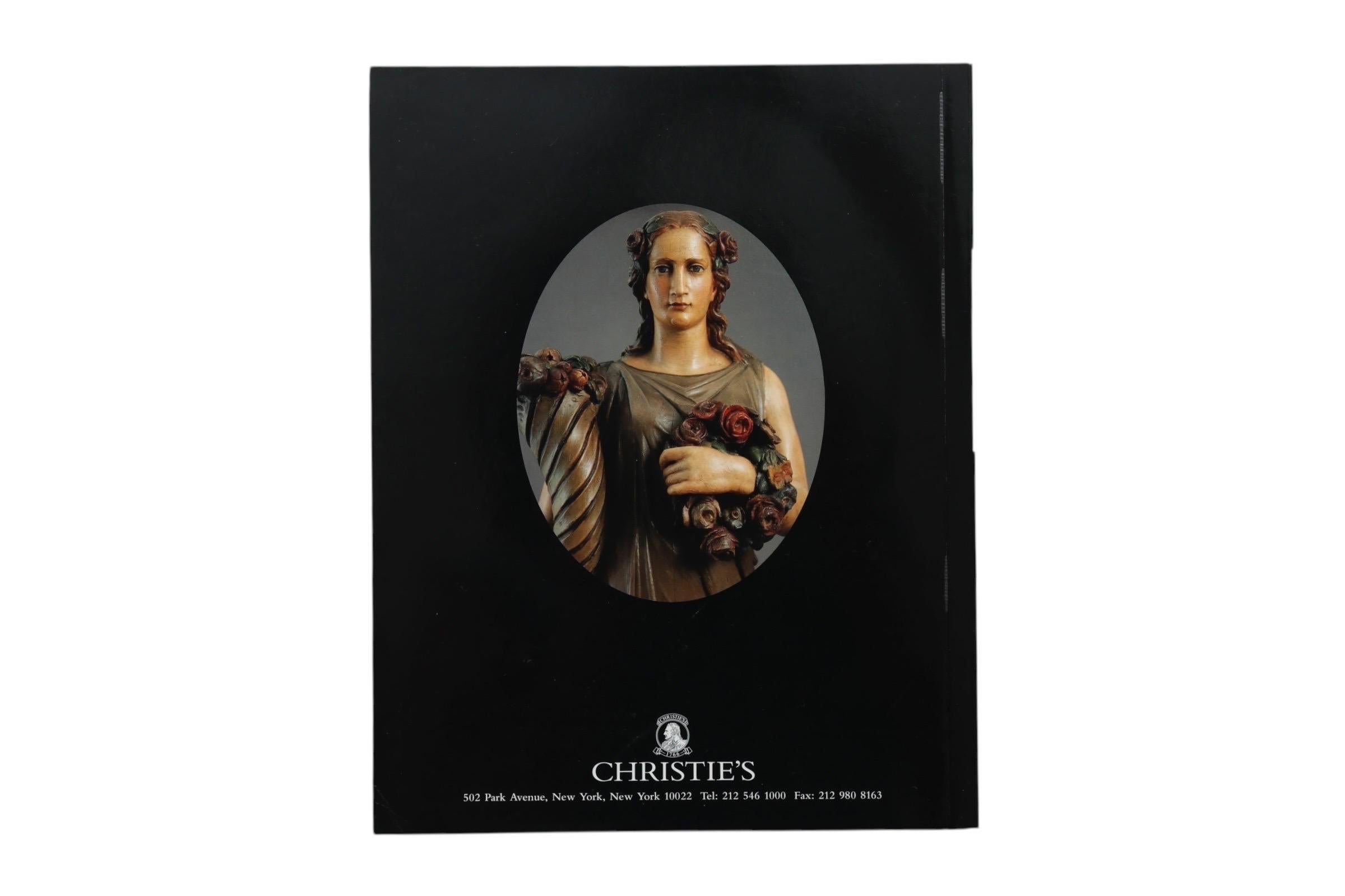 Christie's New York, Catalogo dei mobili americani importanti 1999 in vendita 1