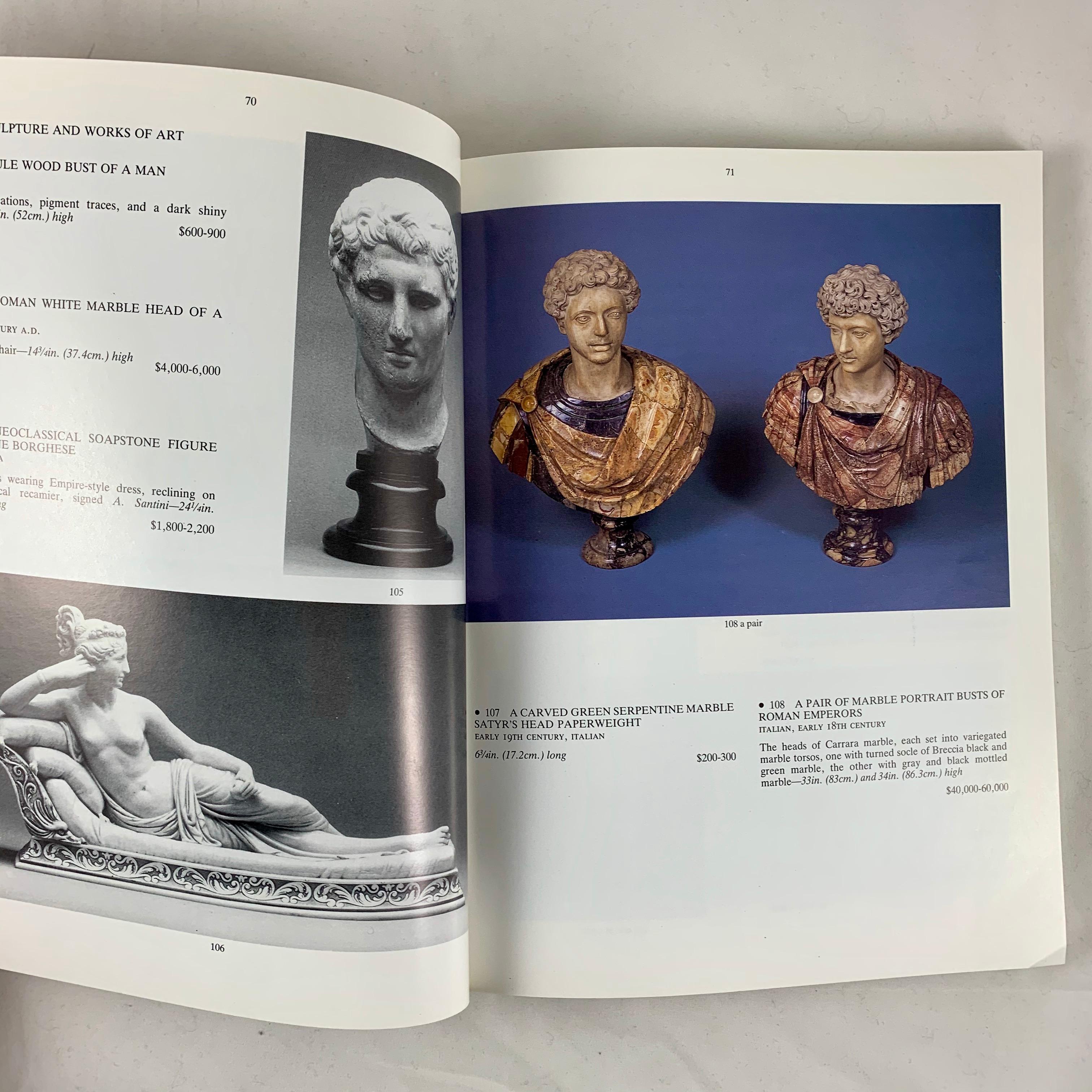 American Christie’s NY Auction Catalogue Henry P. McIlhenny Collection, Philadelphia 1987