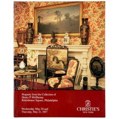 Christie’s NY Auction Catalogue Henry P. McIlhenny Collection, Philadelphia 1987
