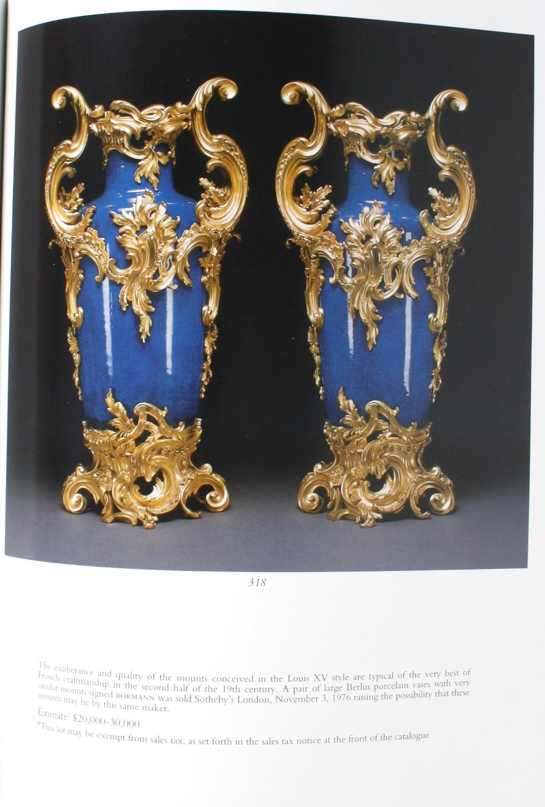Christie's NY: Important French Furniture, Ceramics Property from J. Paul Getty For Sale 5