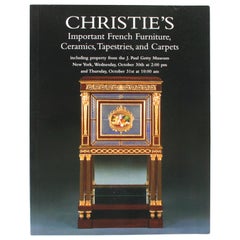 Christie's NY : Important meuble français, céramique et biens immobiliers de J. Paul Getty