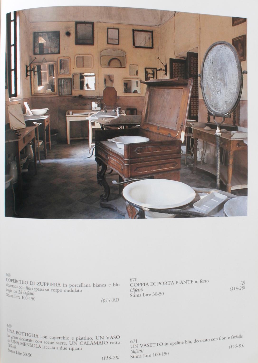 Christie's: Palazzo Dal Pozzo Arredi e Dipinti Dalla, September 1998 For Sale 3