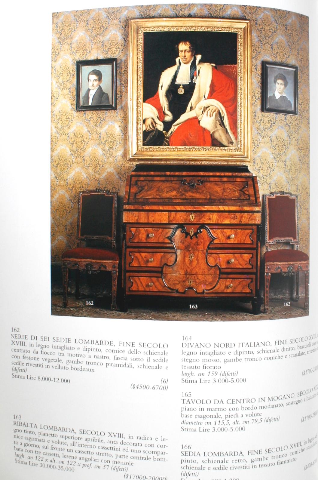 Paper Christie's: Palazzo Dal Pozzo Arredi e Dipinti Dalla, September 1998 For Sale