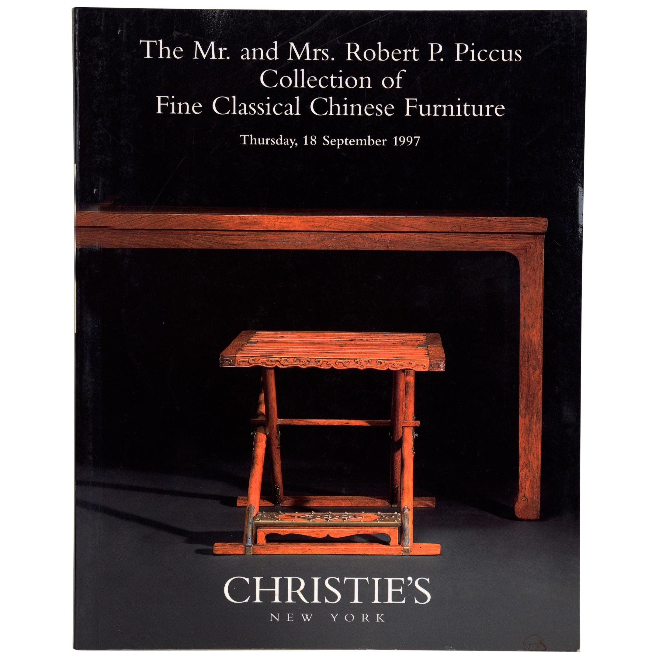 Christie's : Piccus Collection of Fine Classical Chinese Furniture, 9/1997