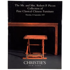 Christie's: Piccus Collection of Fine Classical Chinese Furniture, 9/1997